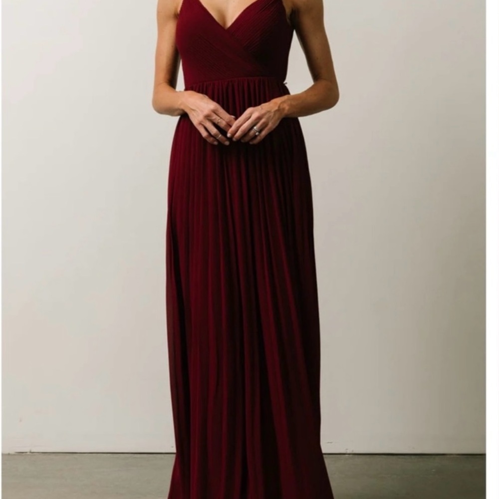 Baltic Born “Beatrice” Maxi Dress with Flowing Silhouette- sold out on website.